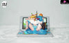 Original Elf Swordmaster Vs Slime King Resin Statue - Txs Studio [Pre-Order] Design