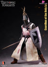 Original EMPIRES TEUTONIC KNIGHTS / HOLY LAND GUARDIAN & COMMANDER & CRUSADER WARHORSE (WHITE BRONZE EDITION)