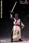 Original EMPIRES TEUTONIC KNIGHTS / HOLY LAND GUARDIAN & COMMANDER & CRUSADER WARHORSE (WHITE BRONZE EDITION)