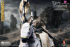 Original EMPIRES TEUTONIC KNIGHTS / HOLY LAND GUARDIAN & COMMANDER & CRUSADER WARHORSE (WHITE BRONZE EDITION)