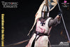 Original EMPIRES TEUTONIC KNIGHTS / HOLY LAND GUARDIAN & COMMANDER & CRUSADER WARHORSE (WHITE BRONZE EDITION)