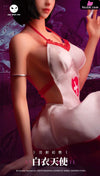 Original Female Art Statue #3 Angel In White Resin - Animal Universe Studio [Pre-Order] Design