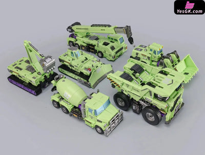 Original GLA05 & GLA06 Excavator + Bulldozer Set (Licensed) Action Figure - Ji Xie Ru Qin Studio [Pre-Order] Original