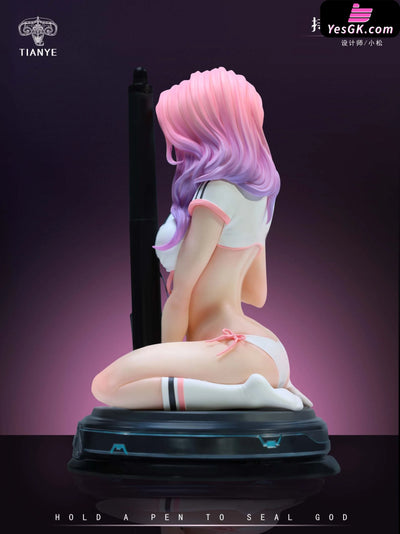 Original Holding A Pen To Confer Gods Statue - Tian Ye Studio [Pre - Order] Design