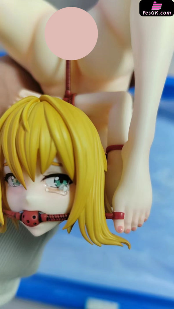 Original Holy Water Drinking Girl Resin Statue - ODD Studio [In-Stock] Full Payment Original Design