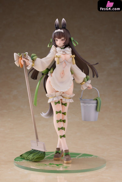Original Interracial Maid Outfit Hippo Little Green Statue - Magi Arts Studio [Pre-Order] Design