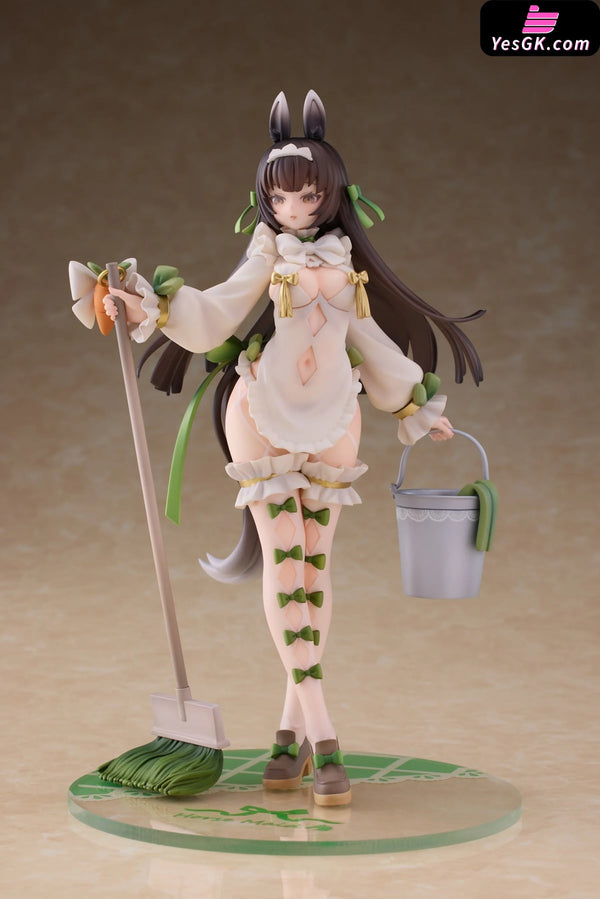 Original Interracial Maid Outfit Hippo Little Green Statue - Magi Arts Studio [Pre-Order] Design