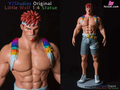 Original Limited Edition Little Wolf Statue - Yj Studio [Pre-Order]