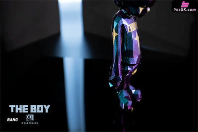 Original LOWPOLY Series The Boy Galaxy & Aurora Art Toys - WeArtDoing Studio [In-Stock] Original Design