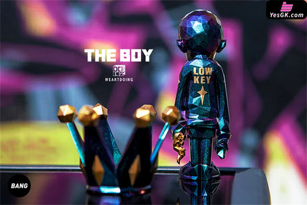Original LOWPOLY Series The Boy Galaxy & Aurora Art Toys - WeArtDoing Studio [In-Stock] Original Design