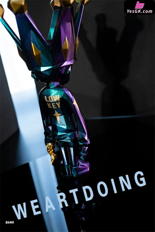 Original LOWPOLY Series The Boy Galaxy & Aurora Art Toys - WeArtDoing Studio [In-Stock] Original Design