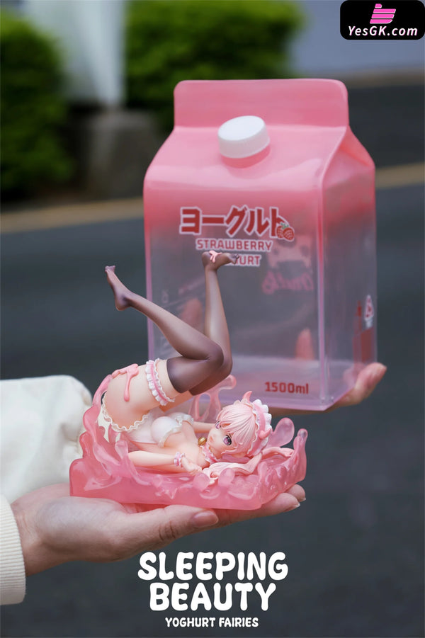 Original Milk Fairies Resin Statue - WeArtDoing Studio [Pre-Order] Full Payment / Yoghurt Fairies-Strawberry Dreamscape