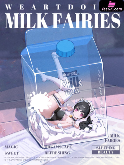 Original Milk Fairies Resin Statue - WeArtDoing Studio [Pre-Order] Original Design