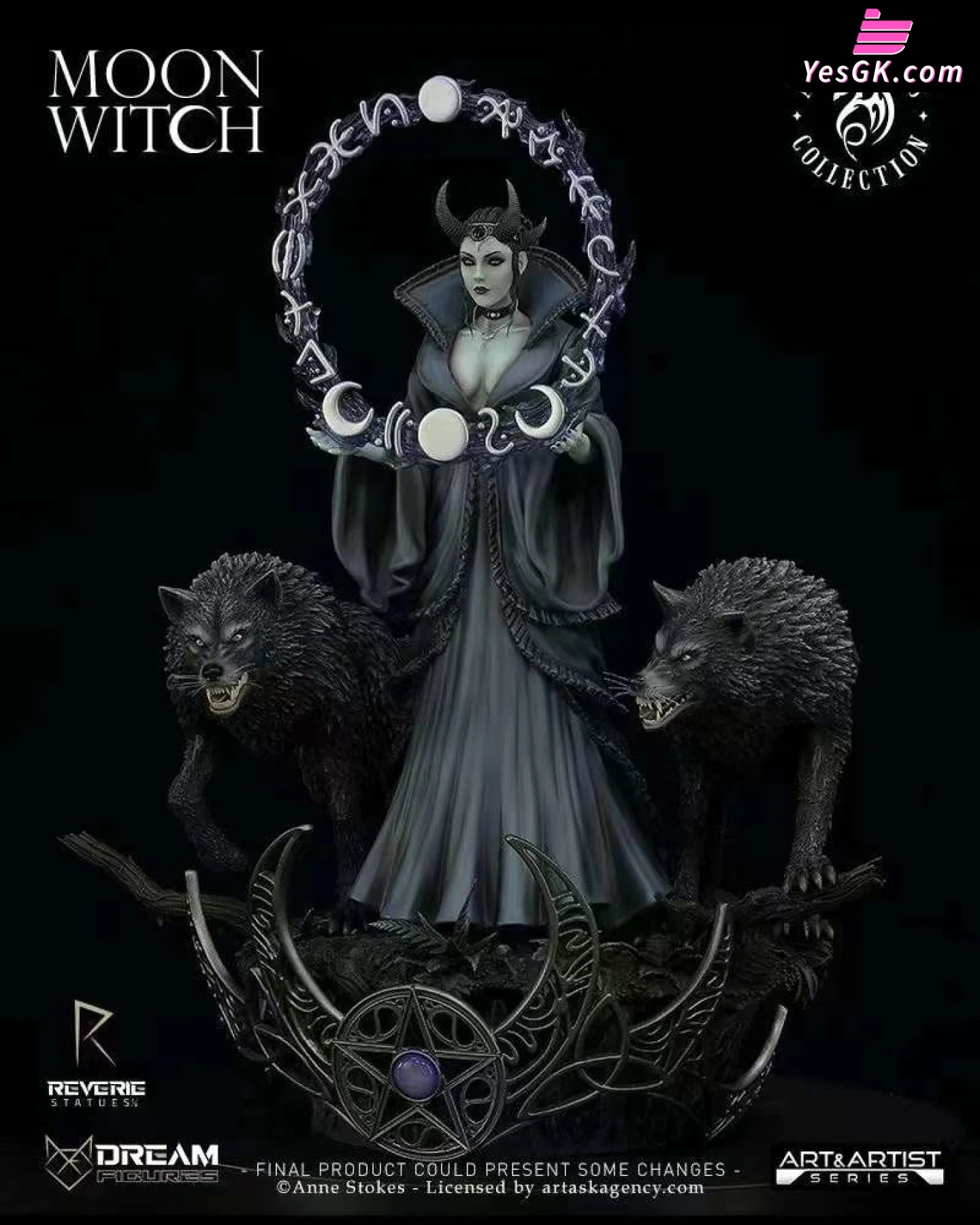 Original Moon Witch Statue - Dream Figures & Anne Stokes Studio [Pre-Order]