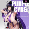 Original No.1 Purple Cyber Statue - Cast Design Studio