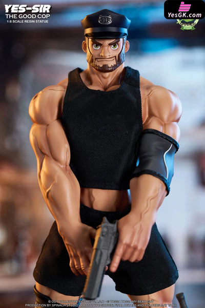 Original Organic Boy #2 Yes-Sir - The Good Cop Resin Statue Spinach Studio [Pre-Order] Design