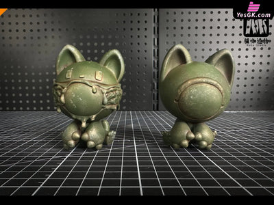 Original Palm Toy Series Bronze Cat GK Statue - MoKa Studio [Pre-Order] Deposit / Hamburger Version Original