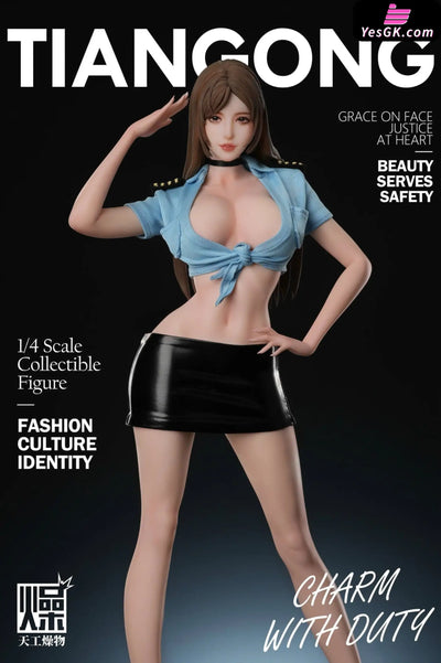 Original Policewoman 2.0 1/4 Statue (Licensed) - TGZW Studio [Pre-Order Closed] - Full Payment / Main Body - Original