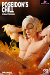 Original Poseidon’s Chill-Red & Blue Orange Resin Statue - Weartdoing Studio [Pre-Order] Design