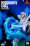 Original Poseidon’s Chill-Red & Blue Orange Resin Statue - Weartdoing Studio [Pre-Order] Design