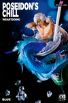 Original Poseidon’s Chill-Red & Blue Orange Resin Statue - Weartdoing Studio [Pre-Order] Design