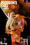 Original Poseidon’s Chill-Red & Blue Orange Resin Statue - Weartdoing Studio [Pre-Order] Design