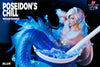 Original Poseidon’s Chill-Red & Blue Orange Resin Statue - Weartdoing Studio [Pre-Order] Design