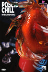 Original Poseidon’s Chill-Red & Blue Orange Resin Statue - Weartdoing Studio [Pre-Order] Design