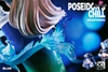 Original Poseidon’s Chill-Red & Blue Orange Resin Statue - Weartdoing Studio [Pre-Order] Design