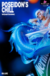 Original Poseidon’s Chill-Red & Blue Orange Resin Statue - Weartdoing Studio [Pre-Order] Design