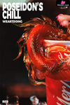 Original Poseidon’s Chill-Red & Blue Orange Resin Statue - Weartdoing Studio [Pre-Order] Design