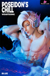 Original Poseidon’s Chill-Red & Blue Orange Resin Statue - Weartdoing Studio [Pre-Order] Design