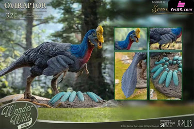 Original Prehistoric Animal Series Oviraptor Statue - Bearpanda Studio [Pre - Order] Design