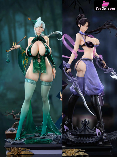 Original Rouge Rhyme Series #1 QingDai & ZiChen Statue - ACY Studio - Full Payment / Set - Original Design