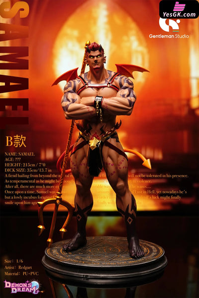 Original Samael 1/6 Statue - Gentleman 18 Studio [Pre-Order] Deposit / B:standing Posture Nsfw 18 +
