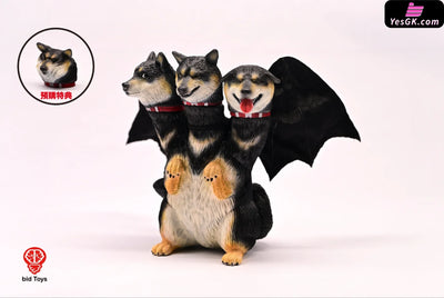 Original Shiba Inu Ghidorah bid2501 orange & bid2502 black (Licensed) Statue - Bid Toys Studio [Pre-Order Closed]
