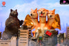 Original Shiba Inu Ghidorah bid2501 orange & bid2502 black (Licensed) Statue - Bid Toys Studio [Pre-Order Closed]