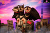 Original Shiba Inu Ghidorah bid2501 orange & bid2502 black (Licensed) Statue - Bid Toys Studio [Pre-Order Closed]