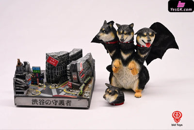 Original Shiba Inu Ghidorah bid2501 orange & bid2502 black (Licensed) Statue - Bid Toys Studio [Pre-Order Closed]