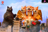 Original Shiba Inu Ghidorah bid2501 orange & bid2502 black (Licensed) Statue - Bid Toys Studio [Pre-Order Closed]