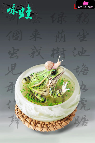 Original Singing Frog (Licensed) Statue - Li Shi Fu Studio [Pre-Order] Deposit Original Design