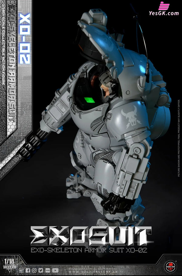 Original SSE002 1/18th Scale EXO-Skeleton Armor Suit XO-02 Collectible Action Figure (Licensed) - Soldier Story Studio