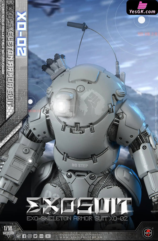 Original SSE002 1/18th Scale EXO-Skeleton Armor Suit XO-02 Collectible Action Figure (Licensed) - Soldier Story Studio