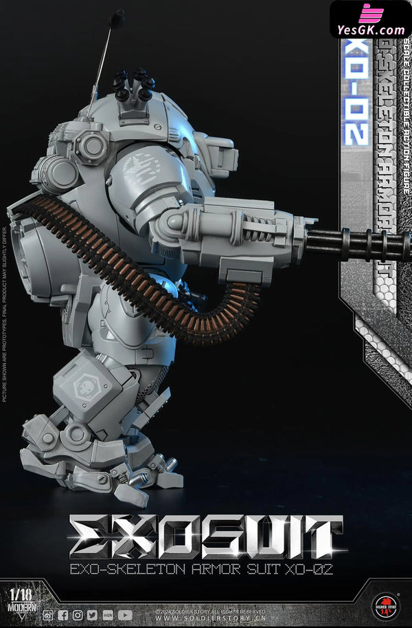 Original SSE002 1/18th Scale EXO-Skeleton Armor Suit XO-02 Collectible Action Figure (Licensed) - Soldier Story Studio