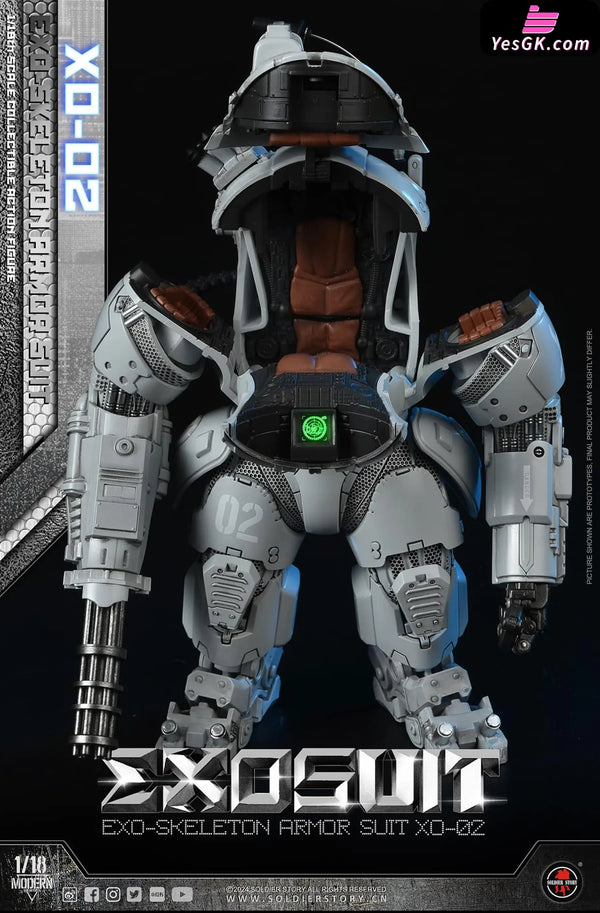 Original SSE002 1/18th Scale EXO-Skeleton Armor Suit XO-02 Collectible Action Figure (Licensed) - Soldier Story Studio