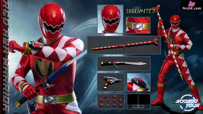 Original Sst074B Red Aba Warrior Statue - Soosootoys Studio [Pre-Order] Design