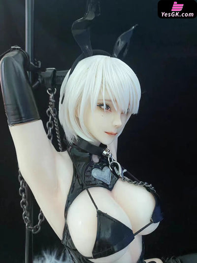 Original Steel Tube Bunny Girl Statue - Bloe x Giraffe Doll Studio [In-Stock] Full Payment / Black Original Design