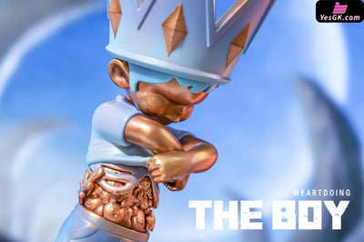 Original The Boy Series Blue Sky & Bronze Statue - WeArtDoing Studio [In-Stock] - Original Design