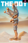 Original The Boy Series Blue Sky & Bronze Statue - WeArtDoing Studio [In-Stock] - Original Design