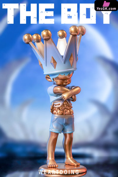 Original The Boy Series Blue Sky & Bronze Statue - WeArtDoing Studio [In-Stock] - Full Payment / Blue Sky - Original